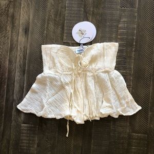 Princess Polly Long Summer Nights Top Ivory